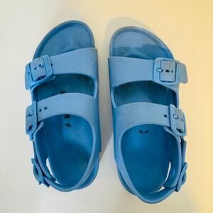 Birkenstock Kids Milano Blue EVA Sandals with Ankle Strap EU 29 / US 11